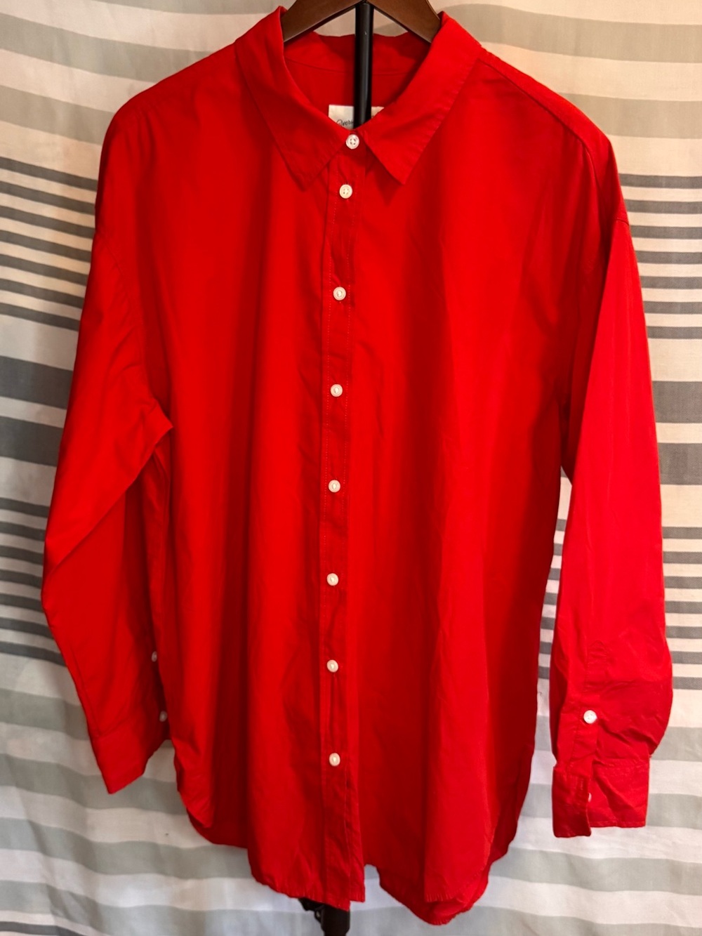 Universal Thread Bright Red Button-Down Shirt